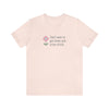 Can't Wait to Get Home and Cross Stitch with Flower Tee Shirt (Light Colors)