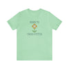 Born to Cross Stitch (with Flower) Tee Shirt