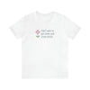 Can't Wait to Get Home and Cross Stitch with Flower Tee Shirt (Light Colors)