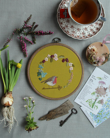 Blackberries and Heather-bells Embroidery Pattern