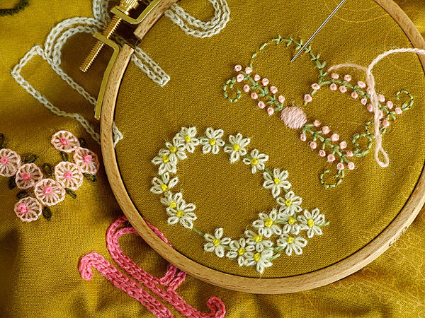 Summer Wreath Embroidery Kit  Posie: Patterns and Kits to Stitch by Alicia  Paulson