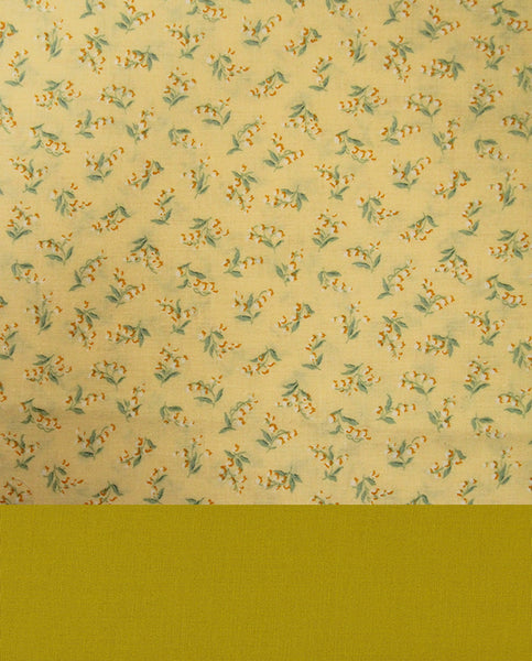 Peasant Dress, Pinafore, and Stockings Kit: Yellow Lillies 8672