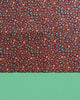 Peasant Dress, Pinafore, and Stockings Kit: Turquoise Tinies on Red 8674