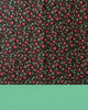 Peasant Dress, Pinafore, and Stockings Kit: Tiny Roses on Black 8799