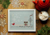 Love and Joy Cross Stitch Sampler Kit