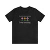 Sorry for What I Said When I Was Counting Tee Shirt (Dark Colors)