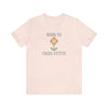 Born to Cross Stitch (with Flower) Tee Shirt