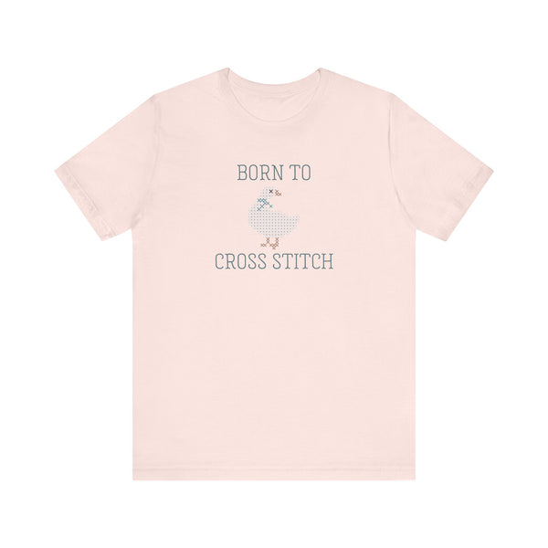 Born to Cross Stitch (with Duck) Tee Shirt