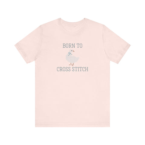 Born to Cross Stitch (with Duck) Tee Shirt