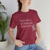 Can't Wait to Get Home and Cross Stitch (with Kitty) Tee Shirt