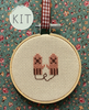 Mittens Mini Cross Stitch Kit