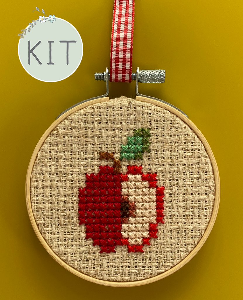 Big Apple Mini Cross Stitch Kit  Posie: Patterns and Kits to Stitch by  Alicia Paulson