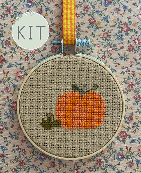 Pumpkin Mini Cross Stitch Kit