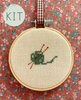 Ball of Yarn Mini Cross Stitch Kit