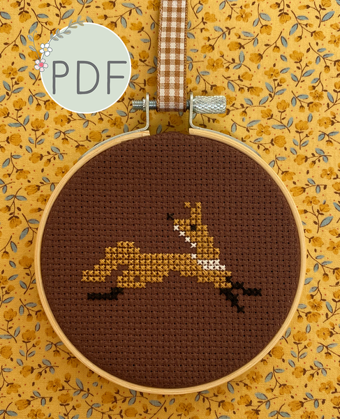 Foxie Mini Cross Stitch Pattern