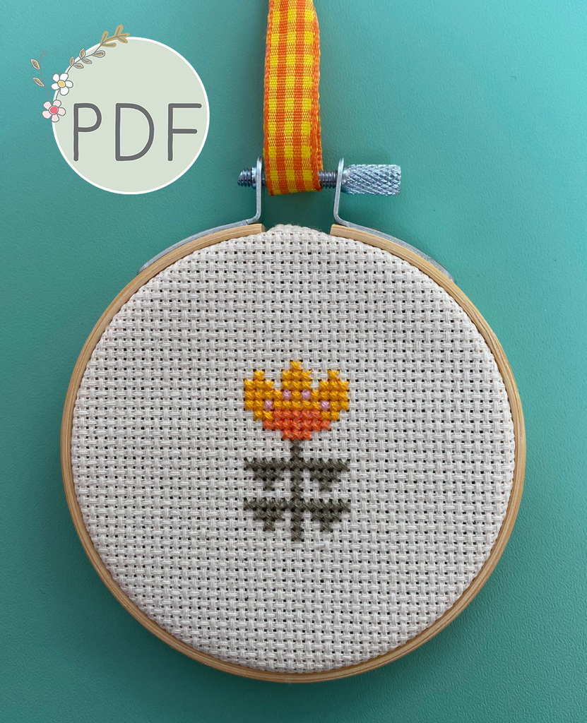 Mod Blossom Mini Cross Stitch Pattern – Posie: Patterns and Kits to ...