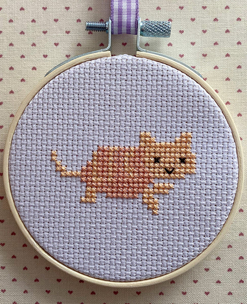 Funky Kitty Mini Cross Stitch Pattern: Wholesale