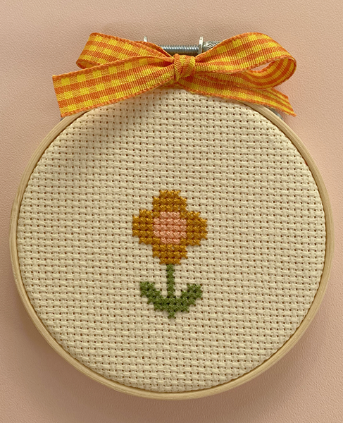 Happy Flower Mini Cross Stitch Pattern: Wholesale