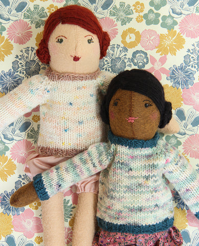 Little Raglan Pullover for Dolls Knitting Pattern