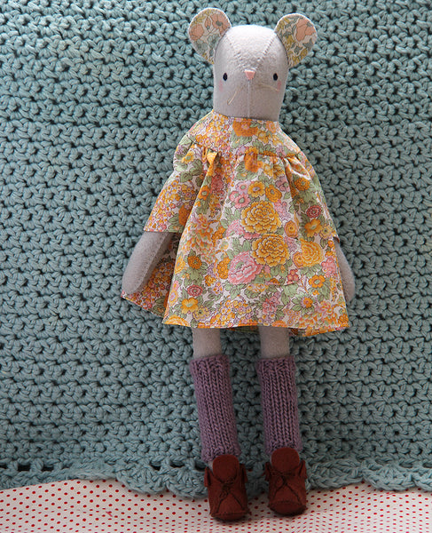 Miss Phyllis Mouse Softie Sewing Pattern