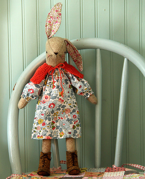 Miss Maggie Rabbit Softie Sewing Pattern
