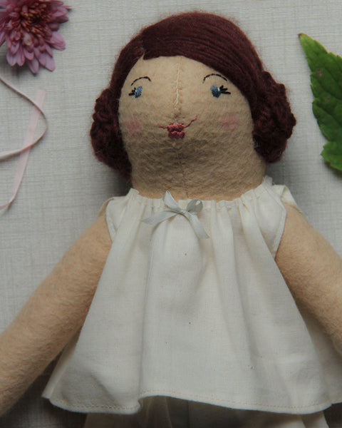 Dovegray Doll Kit: Rosie | Posie: Patterns and Kits to Stitch by