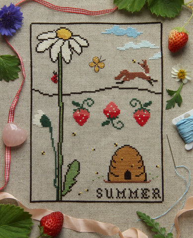 Strawberry Season Cross Stitch Kit  Posie: Patterns and Kits to Stitch by  Alicia Paulson