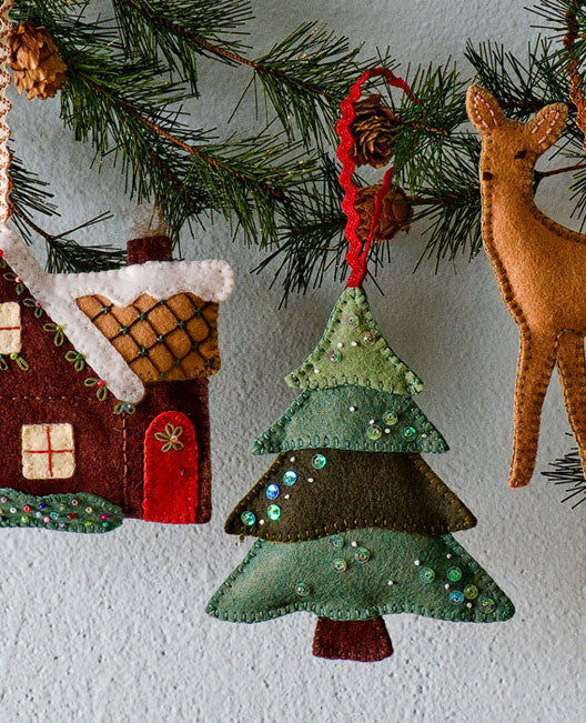 Walk in the Woods Ornament Set Pattern  Posie: Patterns and Kits to Stitch  by Alicia Paulson